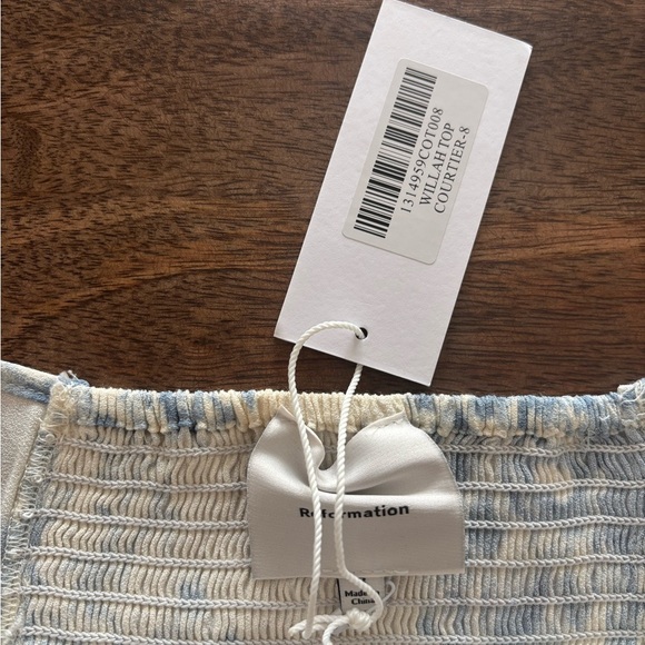 NWT Reformation Willah Lace Top in Courtier - Picture 8 of 9